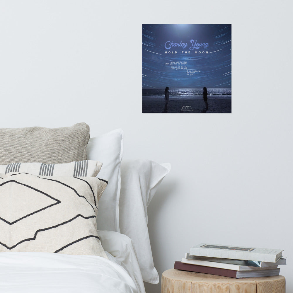 Hold the Moon Lyric Poster